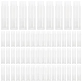 100 stks lippenbalsem buis cosmetische DIY lege chapstick container met doppen lippenstift opslag buis