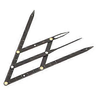 Eyebrow Mapping Tool - Durable Stainless Steel Ruler for Precise Microblading and Symmetry