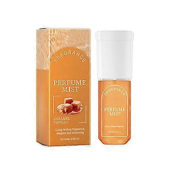 Caramel Vanilla Body Mist, Long Lasting Coconut Fragrance, 3.38 oz Compact Size