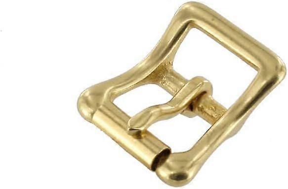 Natural Brass, Roller Buckle, Solid Brass-LL, Multiple Sizes