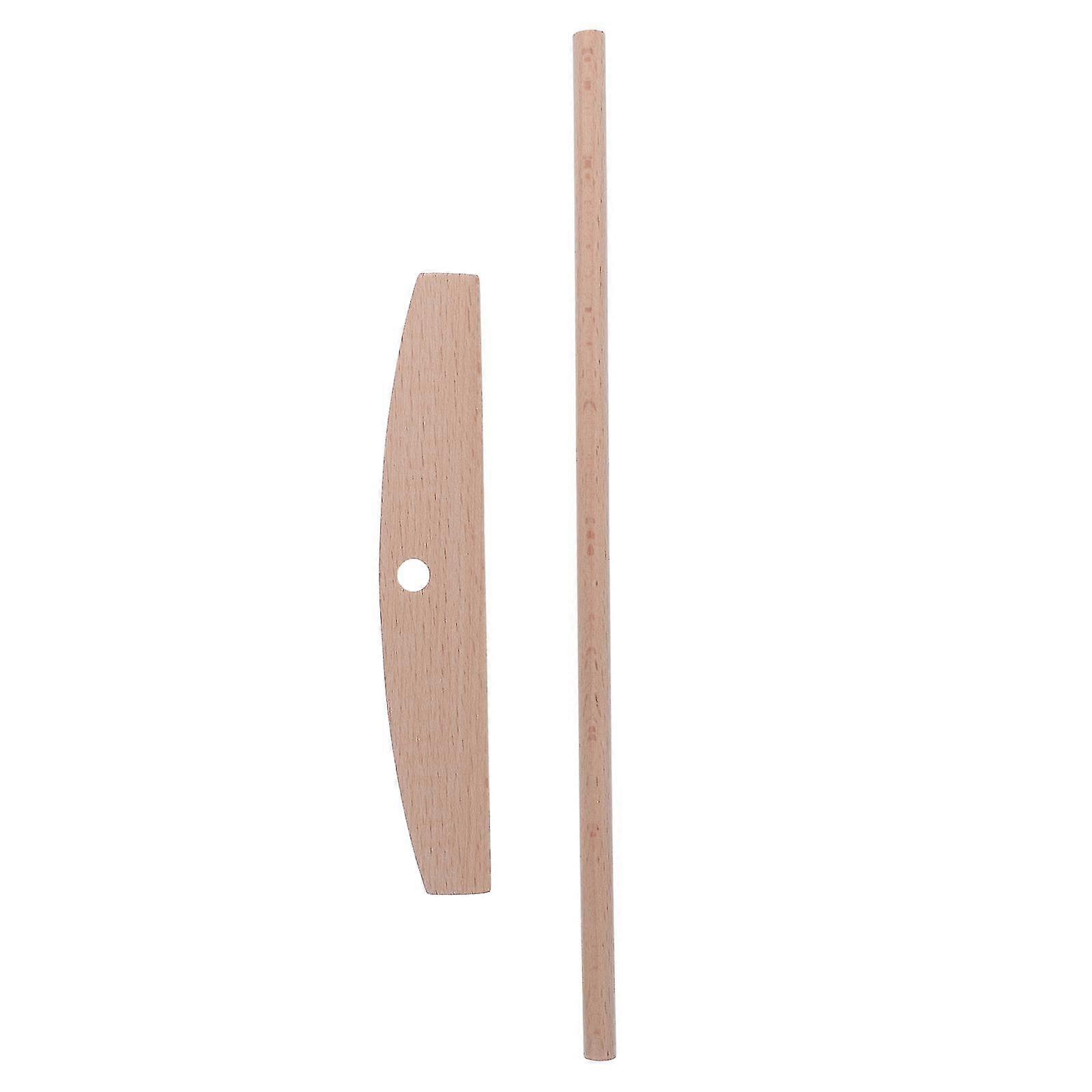 Solid Wood Crepe Spreader Tool for Kitchen Pancake Maker Tool