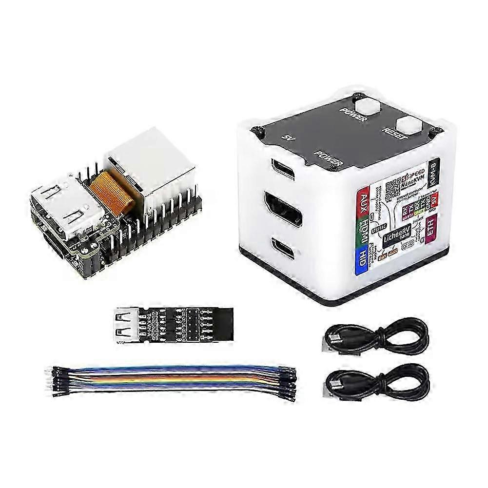 NanoKVM IP-KVM Mini Remote Control Operations Maintenance Server, 2Gbit 256MB DDR3 RISC-V Linux Development Board Kit