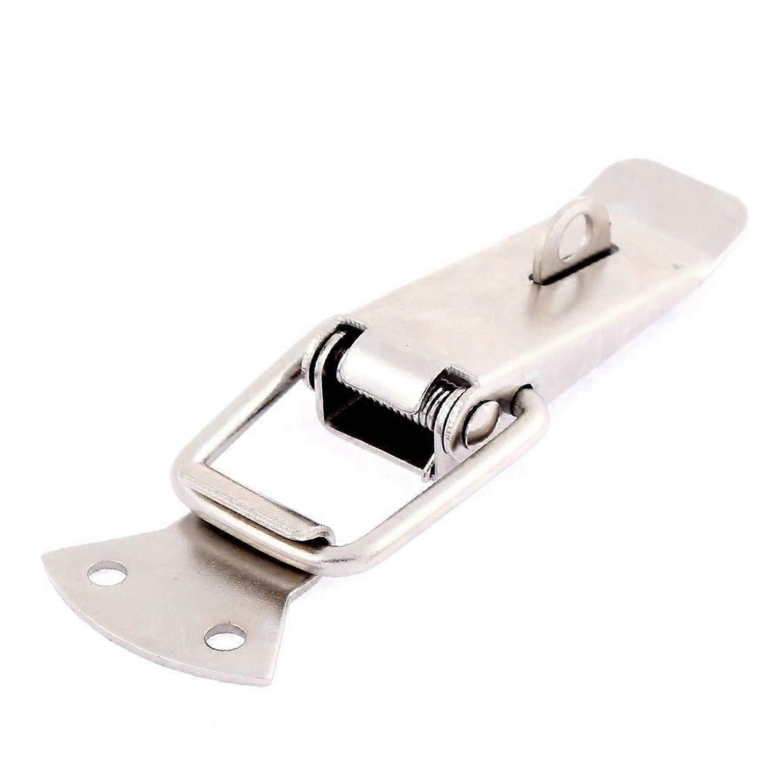 4 Inch Metal Toggle Latch Hasp for Toolbox Case, Heavy Duty Quick Release Secure Toggle Action