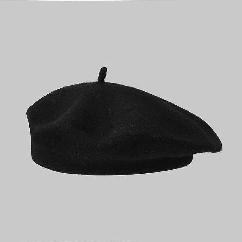 Women's Basque Cap - Wool - Margie Beret/Black