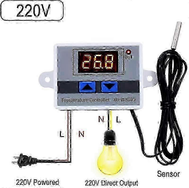 Digital Thermostat with Waterproof Probe for Heating Control Module