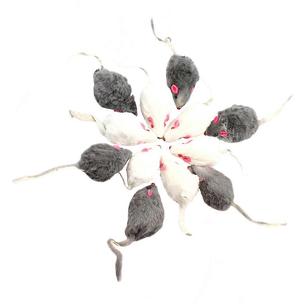 Simulation Mouse Cat Interactive Toy Comes with 12Pcs for Play