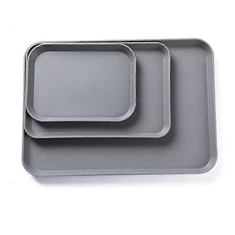 3 Pcs Creative Multi-function Rectangular Plastic Tray Storage Tray-b
