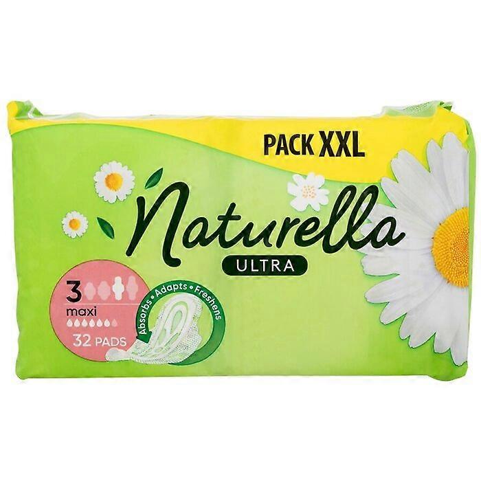 Serviettes hygiéniques Ultra Maxi à ailettes, parfum délicat, lot de 32.