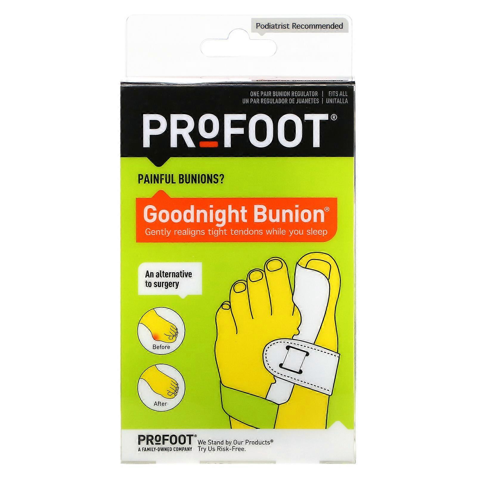 2 x Profoot, Goodnight Bunion, Bunion Regulator, 1 Pair