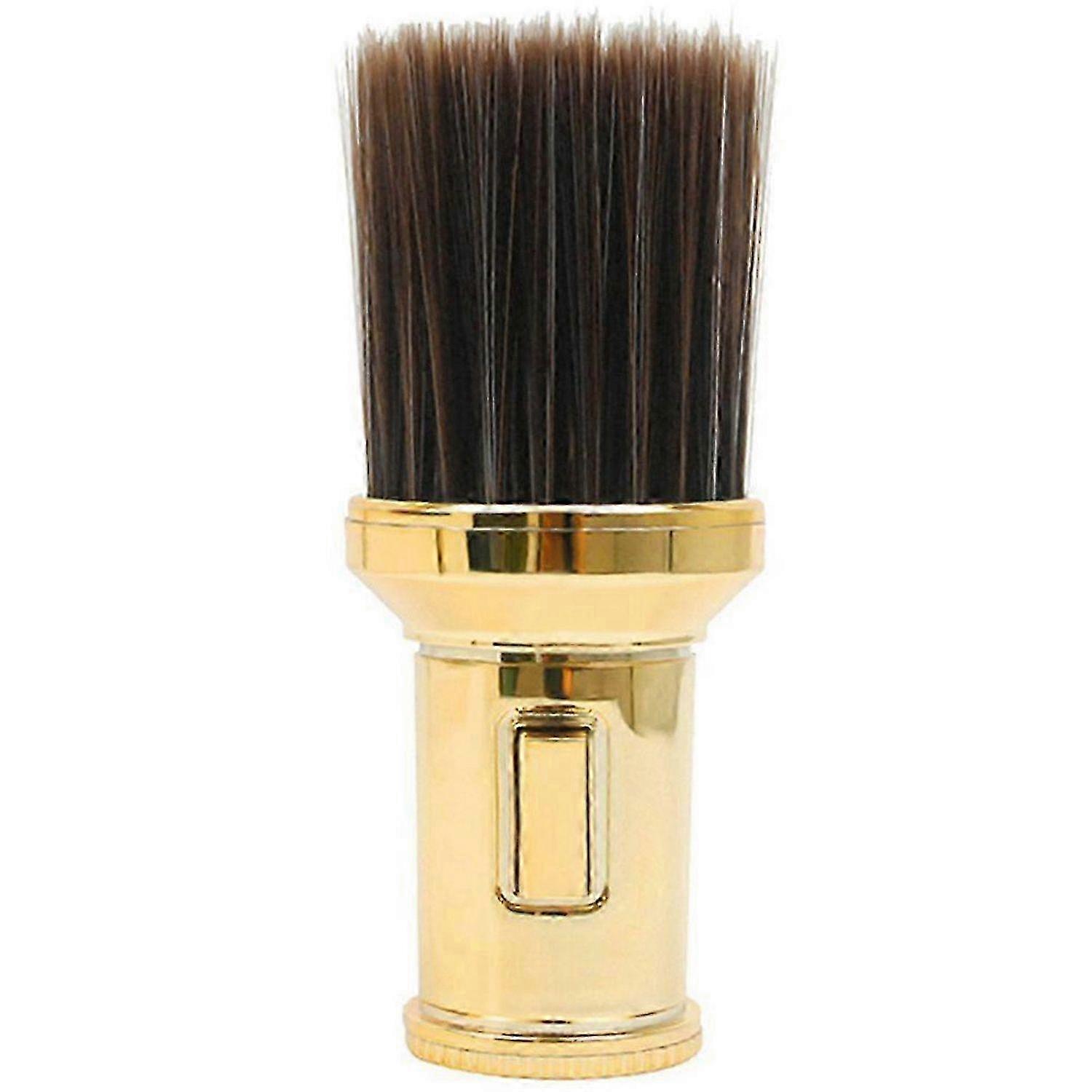 Gold Neck Duster Brush Soft Dense Bristles