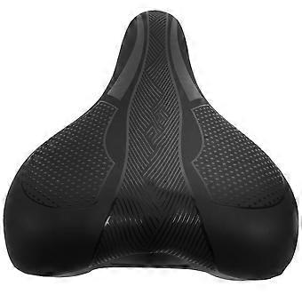 Stylish Bicycle Seat Cushion Replacement With Comfortable Riding Experience In Black For All Bike Types 1Set