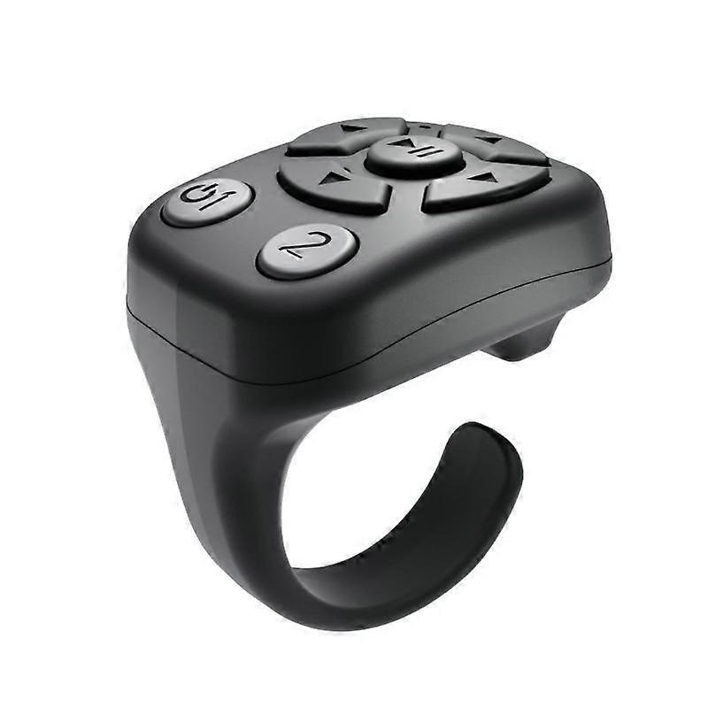 Bluetooth Scroll Ring Remote Control Portable Rechargeable Page Turner for  Short Video Selfie Shutter Compatible with iOS Android