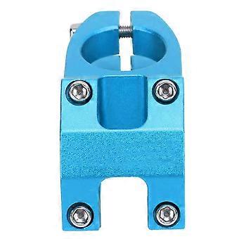 LUNJE 31.8X45MM Mountain Biking Handles Stem Aluminum Alloy Hollow Short Handle RiserBlue