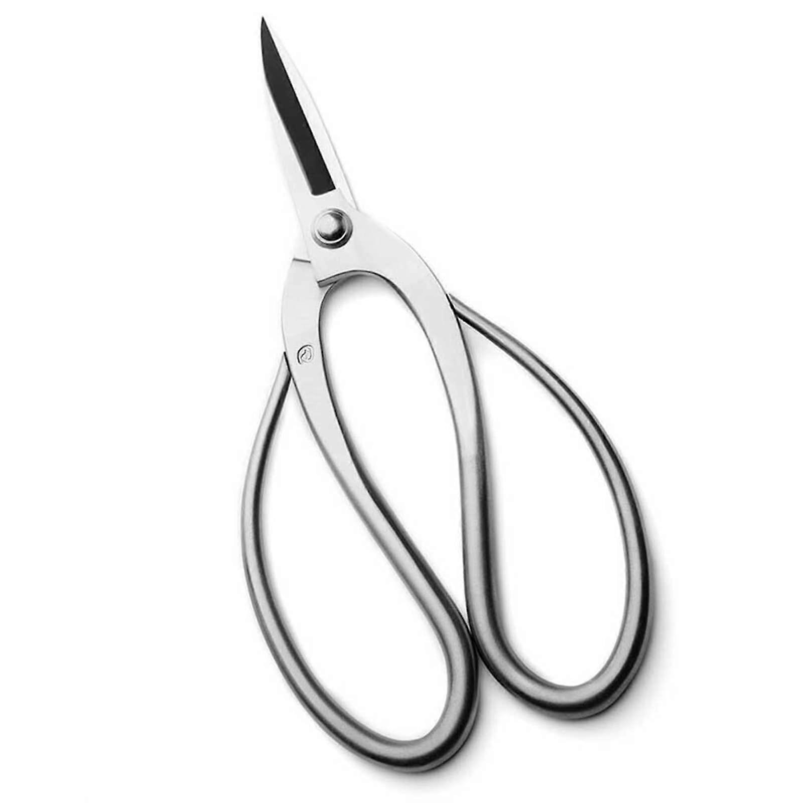 Lightweight Pruning Shears with Ergonomic Grip, Silver Garden Scissors for Precise Trimming
