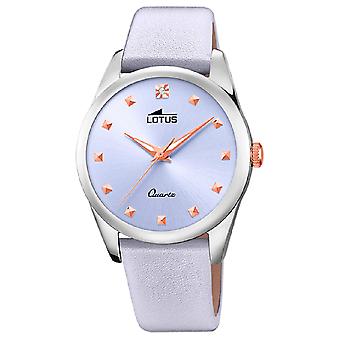 Lotus Uhren Quarz Analog Frau Uhr mit Rindsleder Armband 18642/3