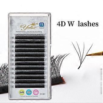 Yelix 4D W Shaped Lashes Flowering Premade Fans Eyelashes Extensions Natural Individual Lashes Extensions Wholesale