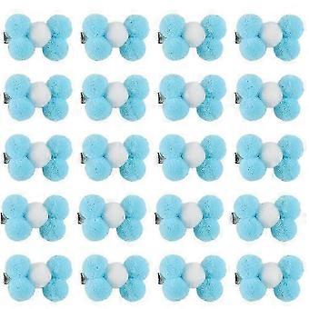 20pcs Welpe Hund Kleine Schleife Haar Barrettes Yorkie Hund Haarspangen Blume Hund Haarspangen Haustier Haarspangen Zubehör