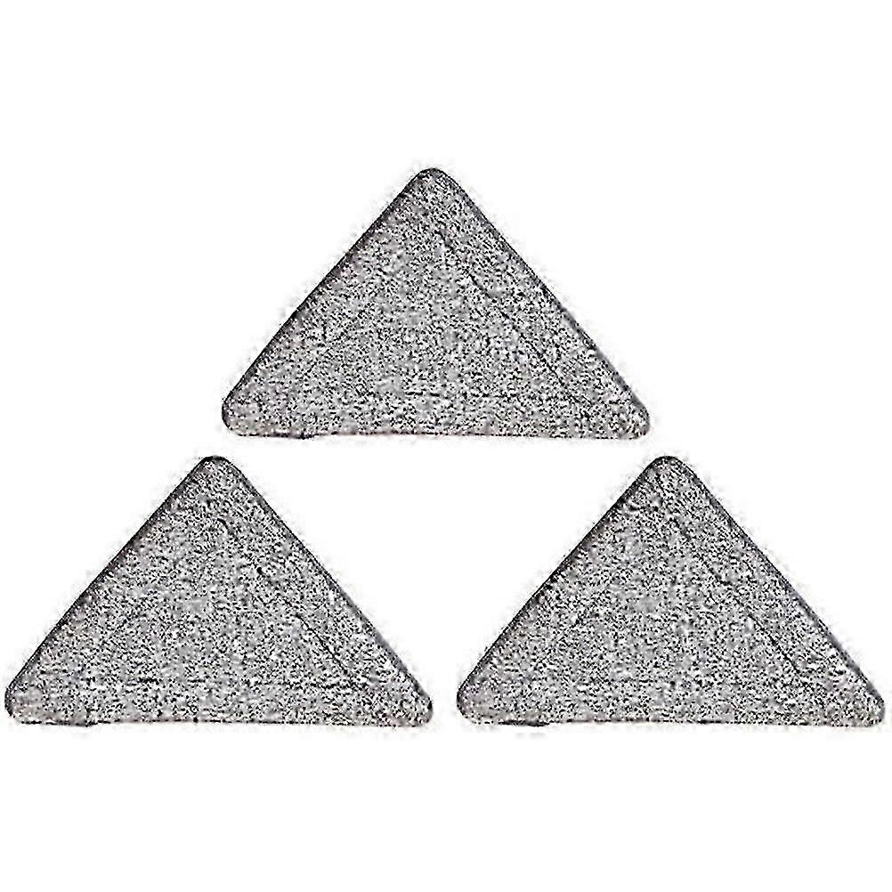 Microfiber triangle Mop Pad Set - 3 Washable Floor Cleaning Replacement HeadsYFy