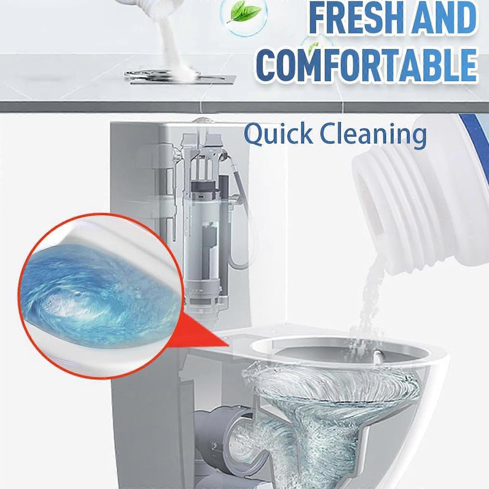 Powerful Drain Cleaner for Kitchen and Bathroom, Fast Unclogging Pipe Cleaning Solution (2PCS)
