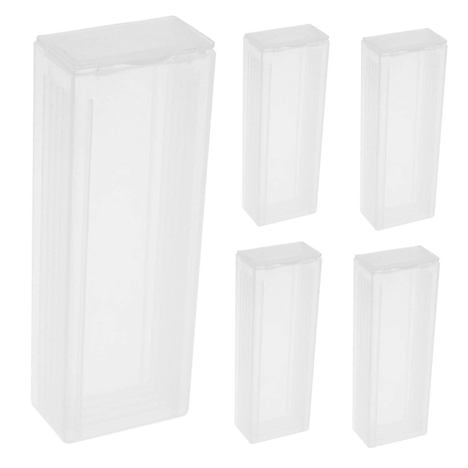 5pcs Abs Slide Case with Snaps and Slotted Channels
