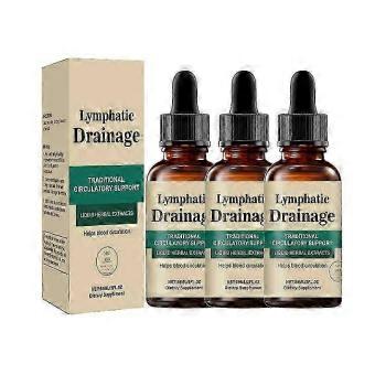 1-5x Anti-cellulit-droppar för lymfdränage, för kroppsvård, för män och kvinnor, 60 ml.