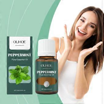 Mint Soothing Massage Essential Oil Contains Lemon Extract And Vitamin E (Tocopherol)