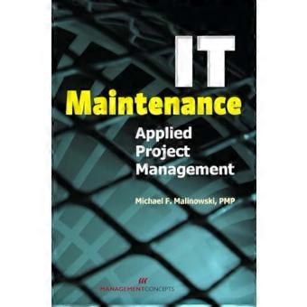 Onderhoud: Toegepaste projectmanagement.