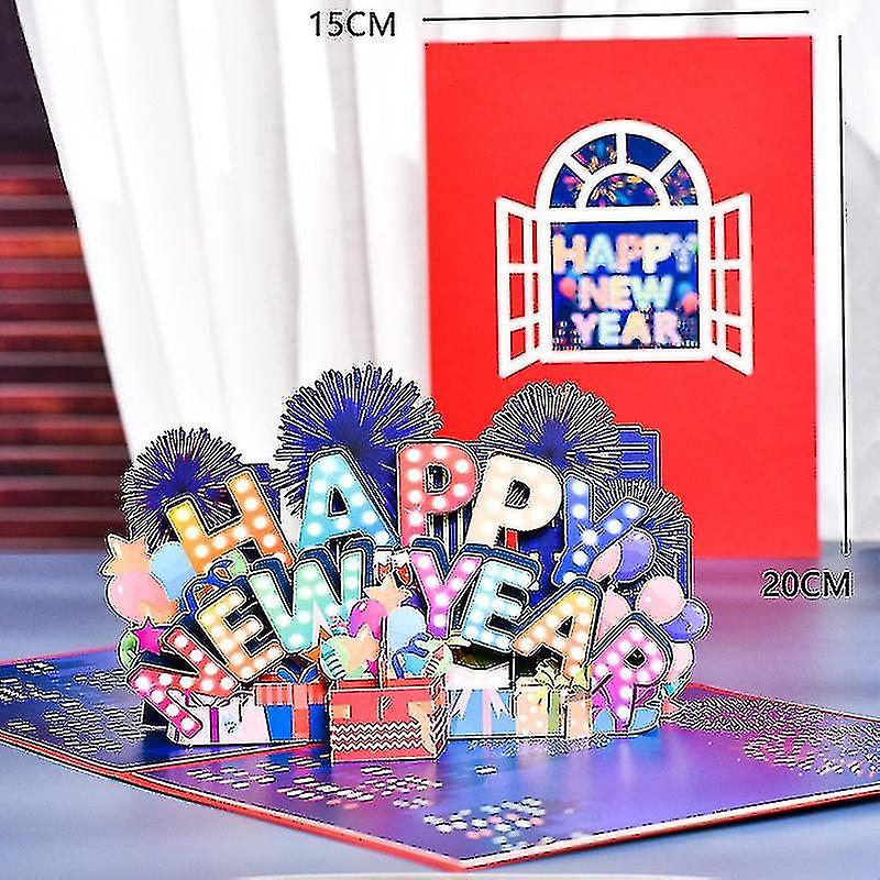 Merry Christmas Cards Christmas Tree Winter Gift Pop-up Cards