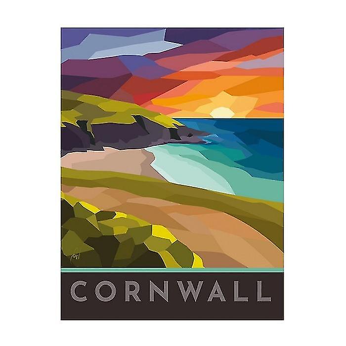Georgina Westley Cornwall Stained Glass Paper Print