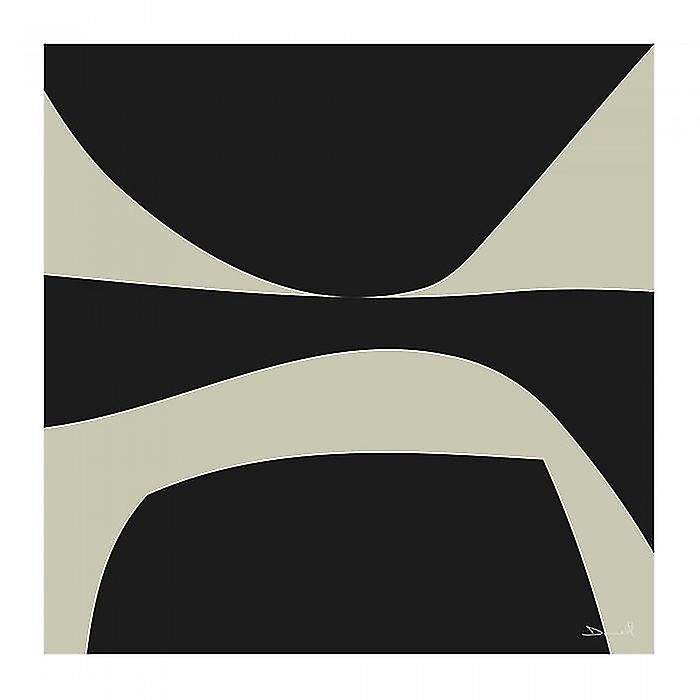Dan Hobday Shaped Framed Canvas Print