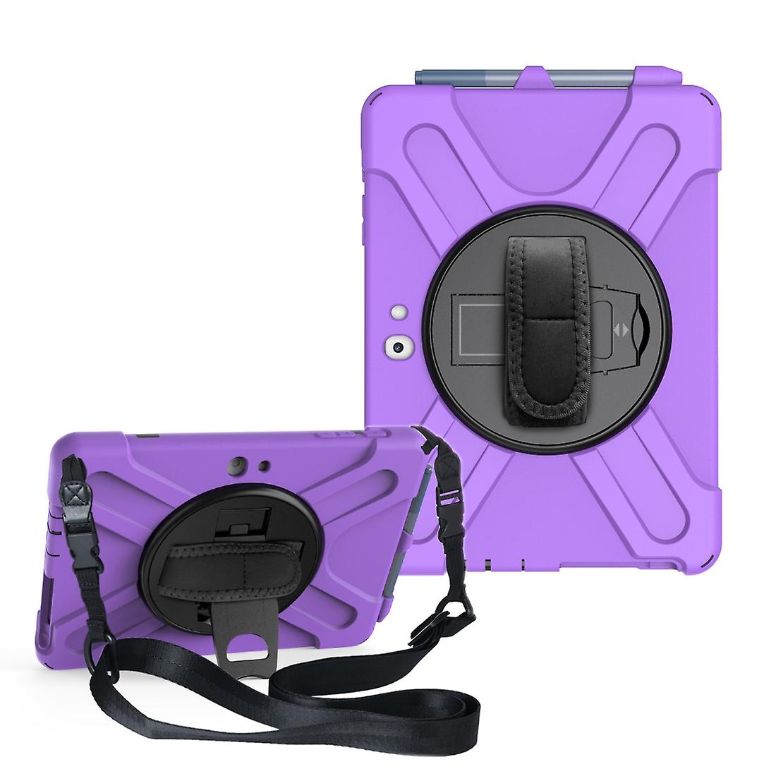 For Microsoft Surface Go 2 Silicone + PC Case with Holder