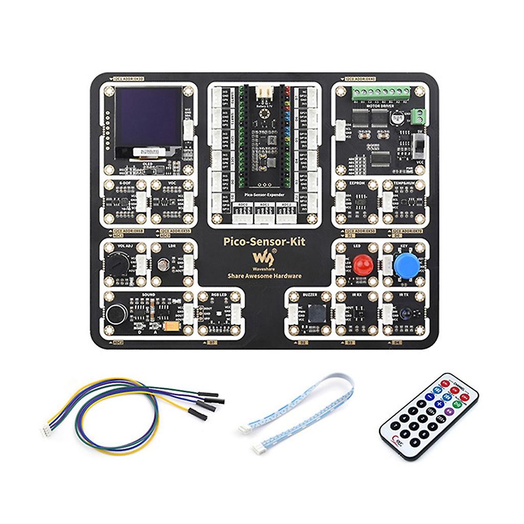 for Raspberry Pi Pico Entry-Level Sensor Kit, Including Pico Expansion Board