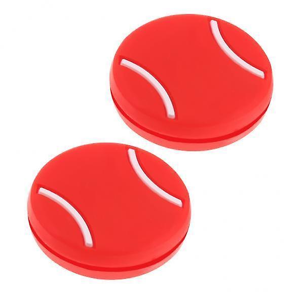3x2 Pack Tennis Squash Racket Vibration Dampeners Shock Absorber Damper Red