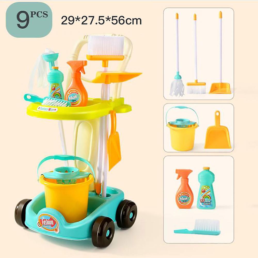 Aspirateur Jouet Enfant - Kit Nettoyage Éducatif 3+ Ans, Jeu De Rôle Ménager Avec Accessoires