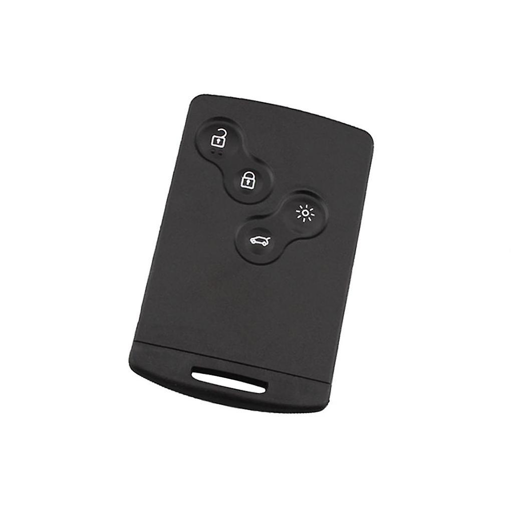 4 Buttons Remote Smart Card Key Case Fob For   Laguna Koleos