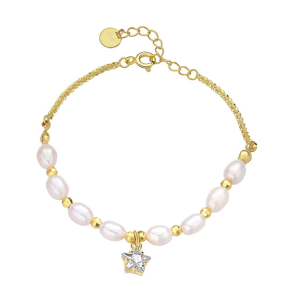 צמיד פניני כסף סטרלינג S925