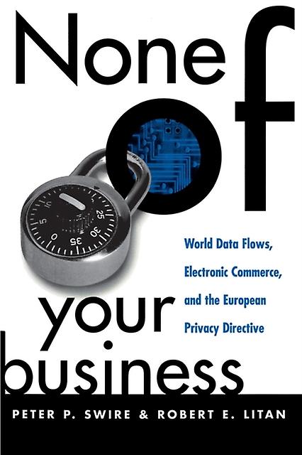 None Of Your Business by Robert E. Litan Paperback Book