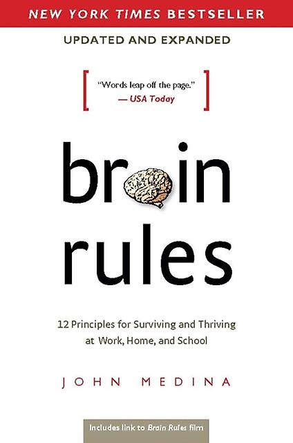 Brain Rules Updated And Expanded by John Medina Paperback Book