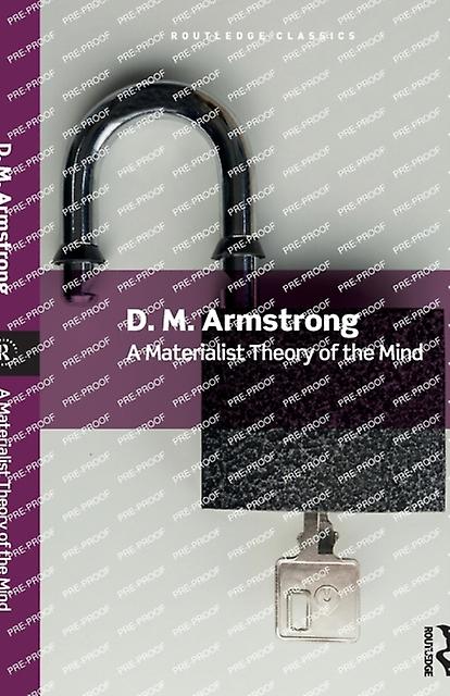 A Materialist Theory Of The Mind by D. M. Armstrong Paperback