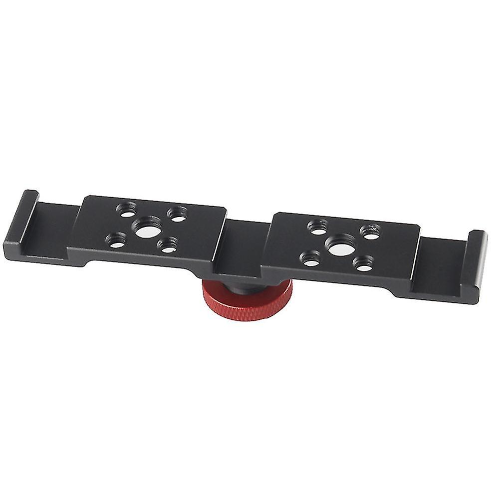 Camera Cold Shoe Mount Adapter Extension Bar Vlog Camera Bracket