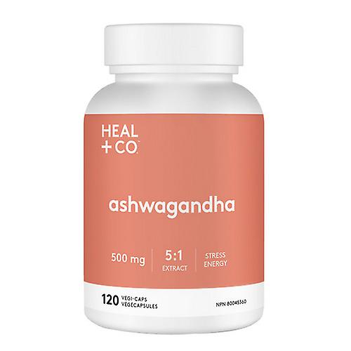 Heal + Co. Ashwagandha (5:1 extract),500mg,120 VegCaps
