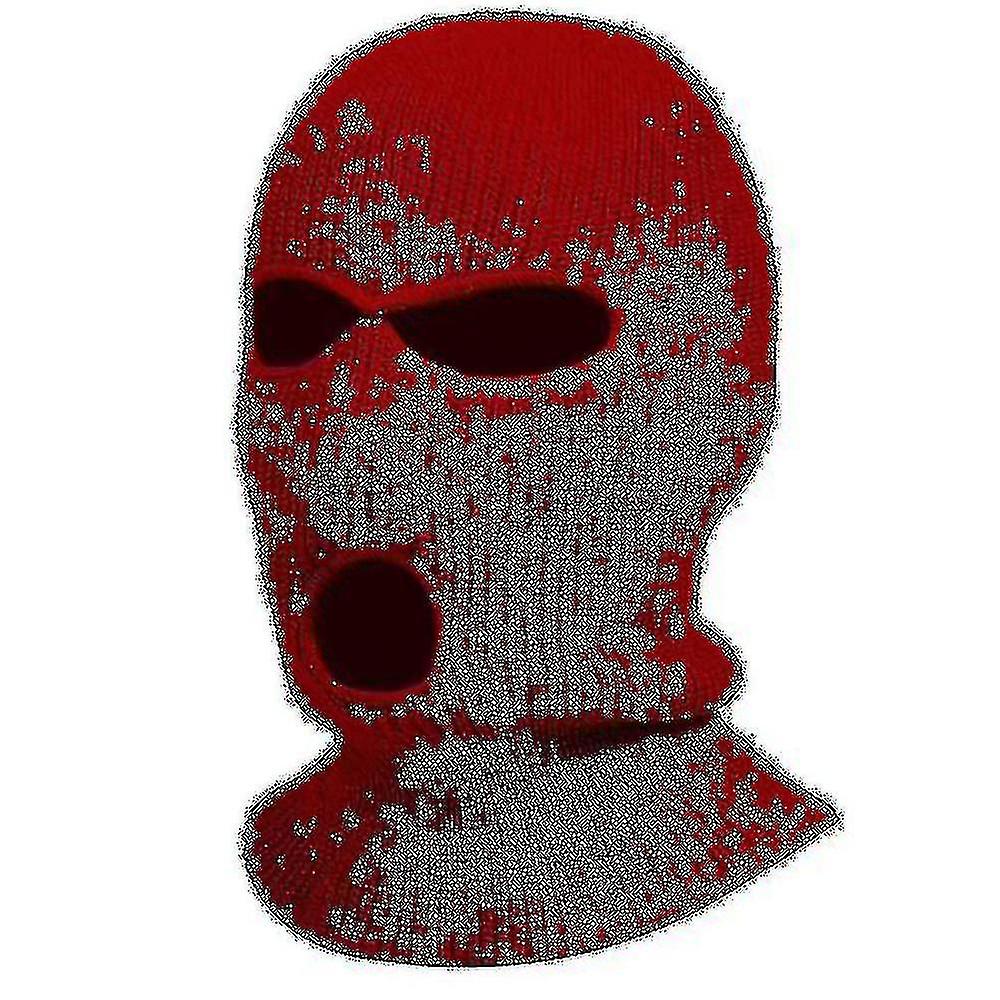 3 hål Vinter varm Unisex Balaclava Mask