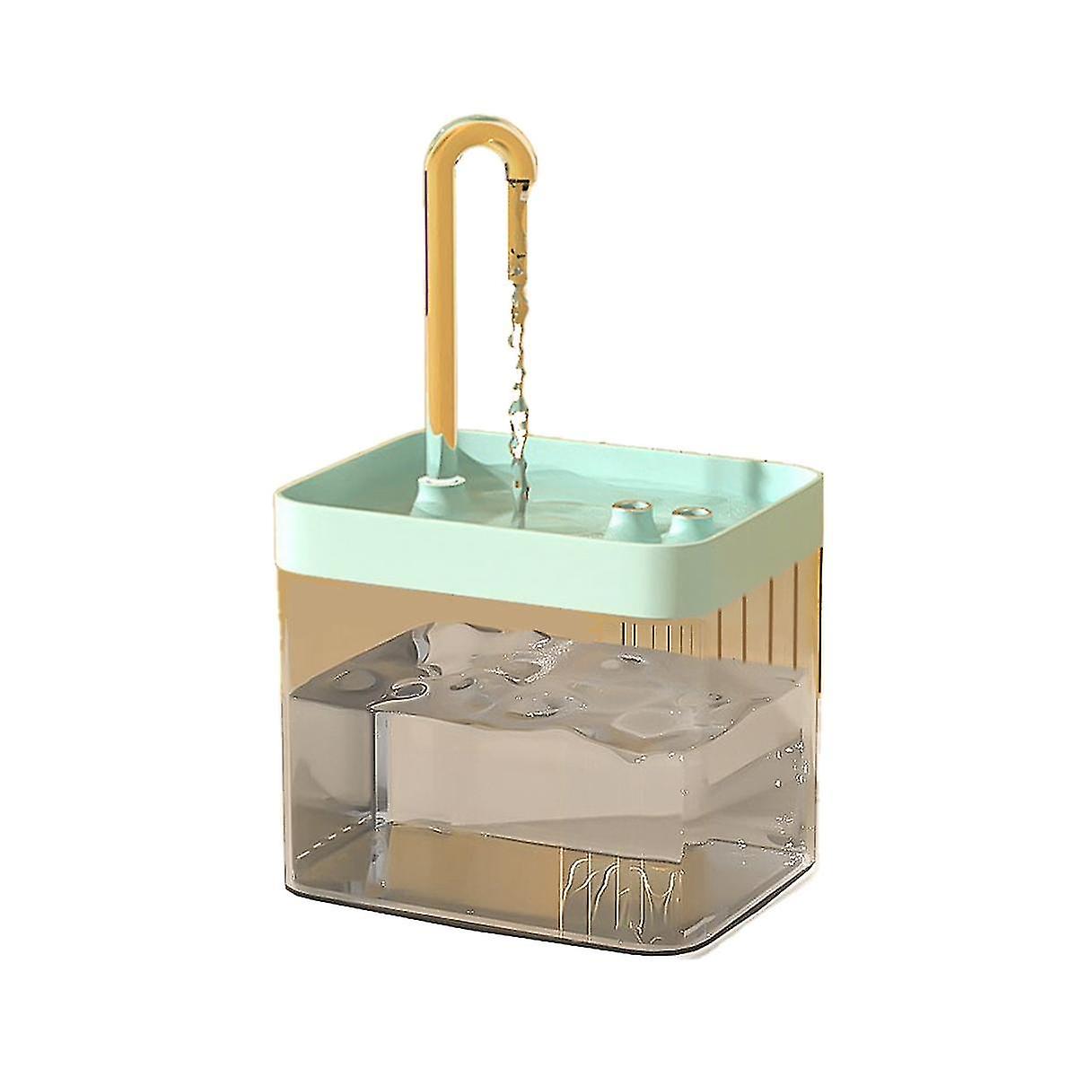 Vand springvand Auto Filter USB Electric Mute Katte Drikker Skål Recirkulere Filtrering Drikker For Pet Water Dispenser, en