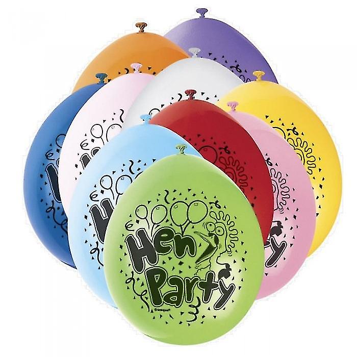 ユニークなパーティー用ラテックス製ヘンナイトバルーン（10個パック）