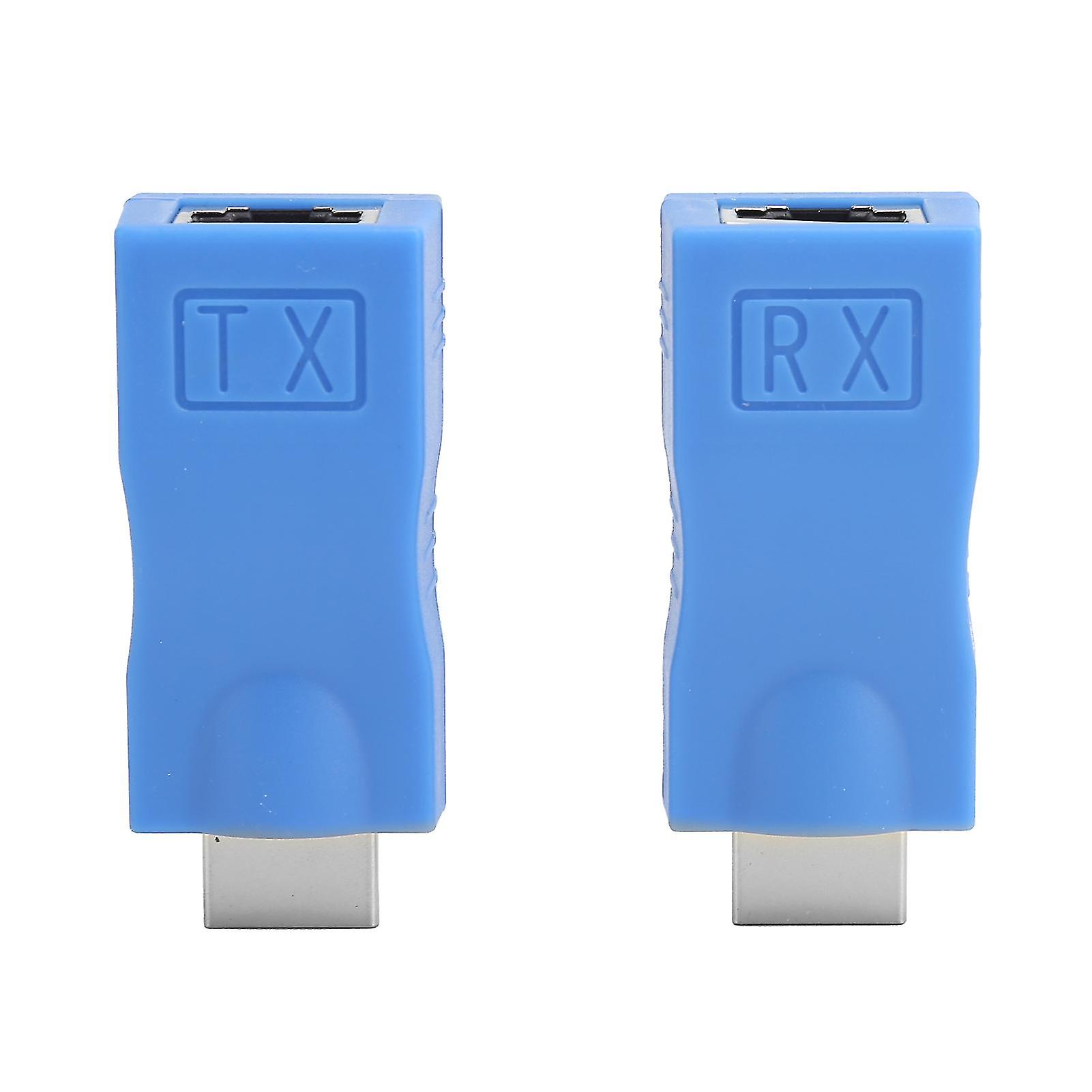 HD Signal Adapter Multimedia Interface Male to RJ45 Female Signal Extender Transmitter Receiver Adapter