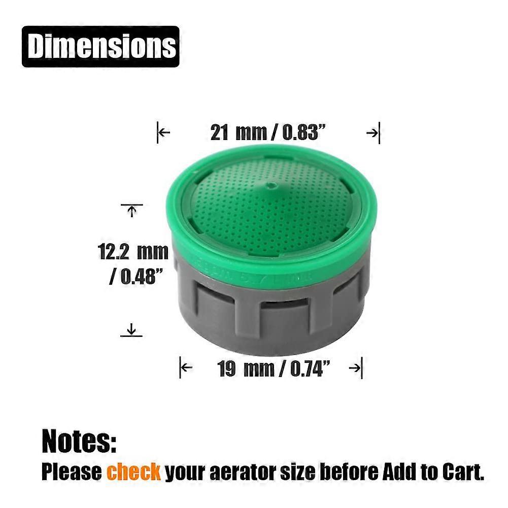 10Pcs Faucet Aerator Faucet Flow Restrictor Replacement Parts Insert Aerator for Bathroom or Kitchen