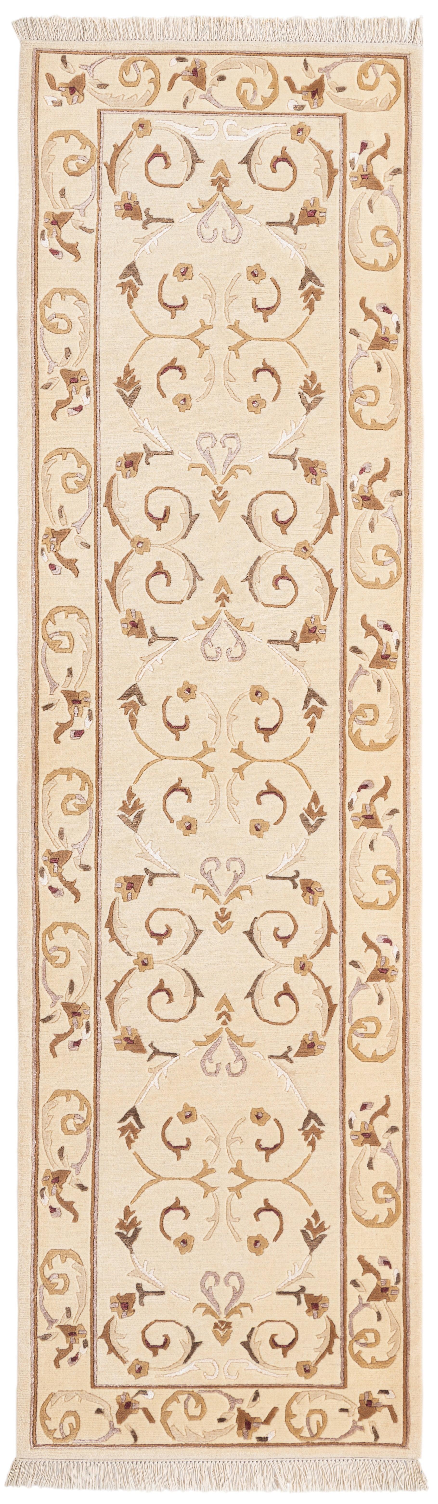 Hadorn Darya-印度 84x300 带深米色手摇织机印度地毯