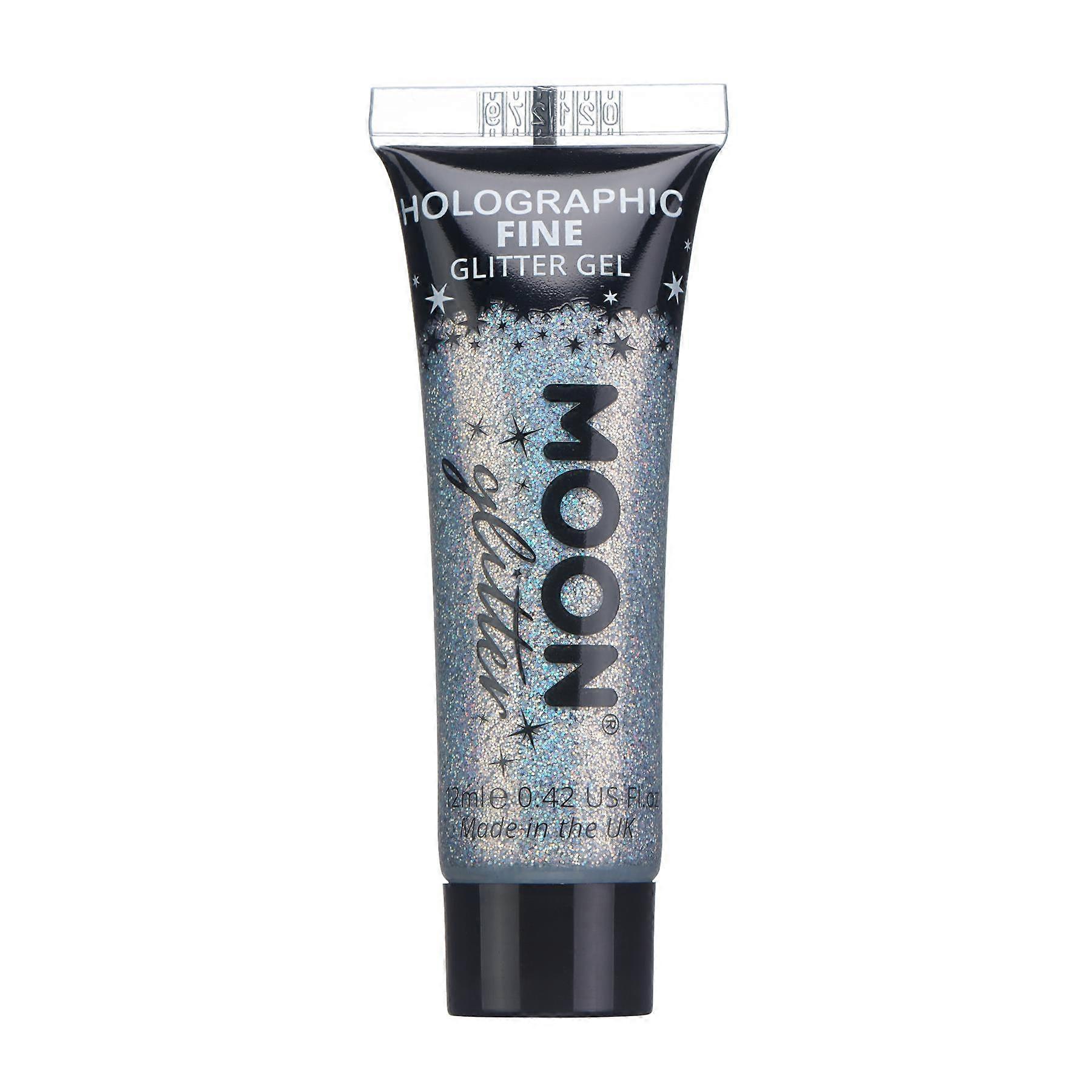 Moon Glitter - Holographisches feines Glitzergel - Silber