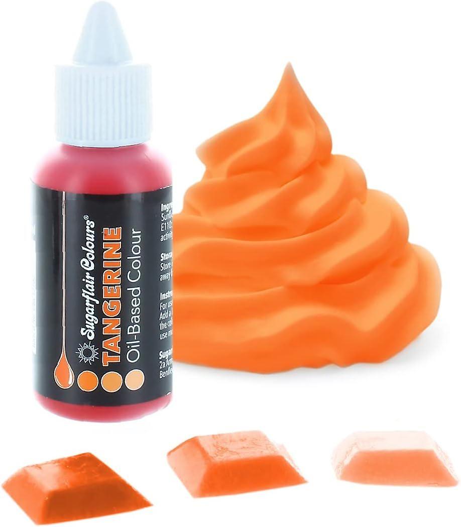 Sugarflair spiselig oljebasert konditorfarge 30ml - Mandarin