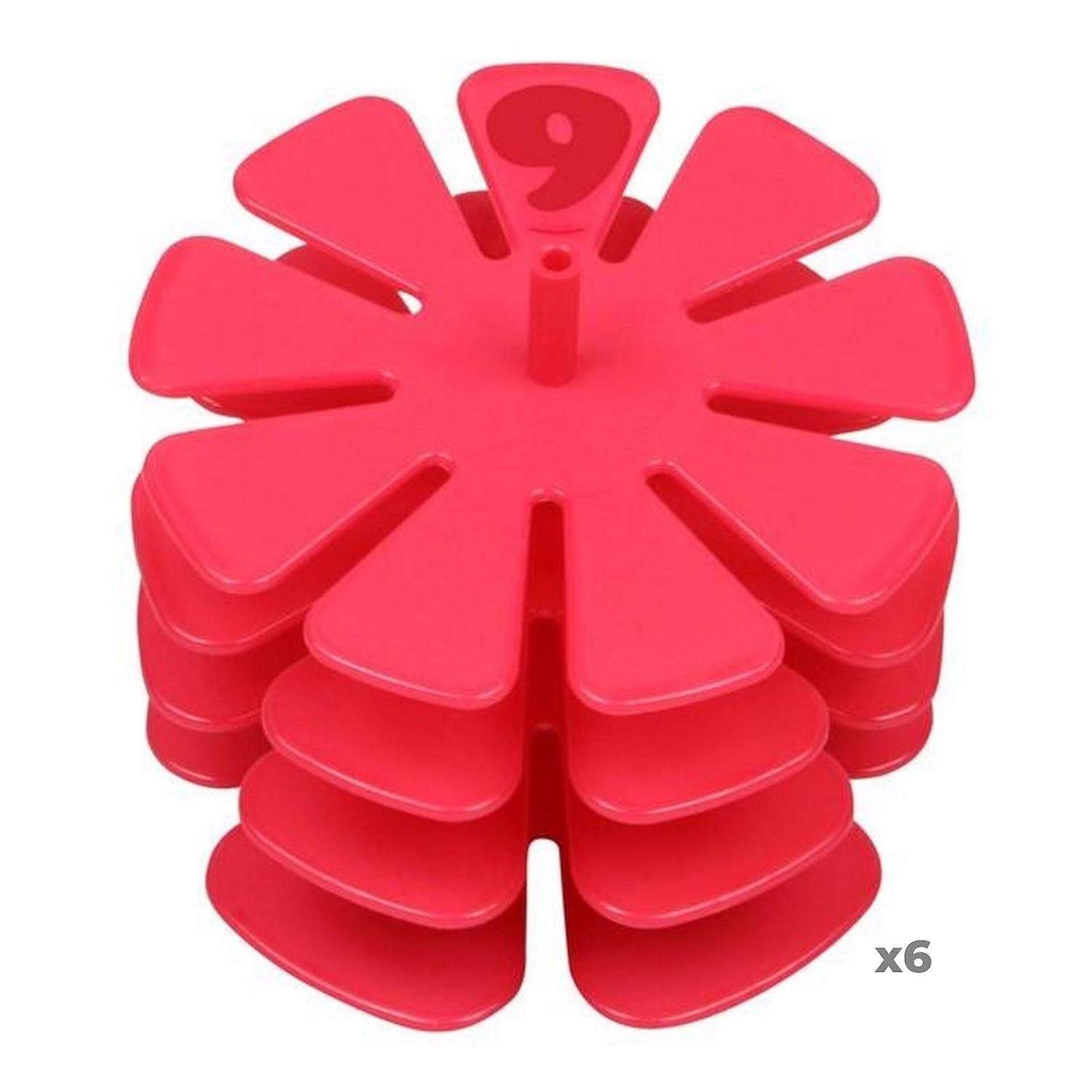 6 kits of 4 cake slice markers 5, 6, 7 and 9 slices